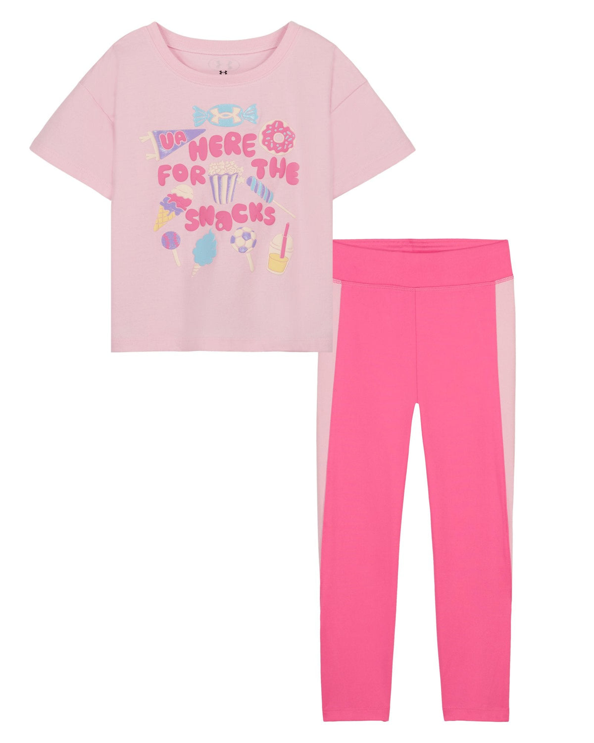 UA Colorblock Toddler Girls' Legging Set - Pink