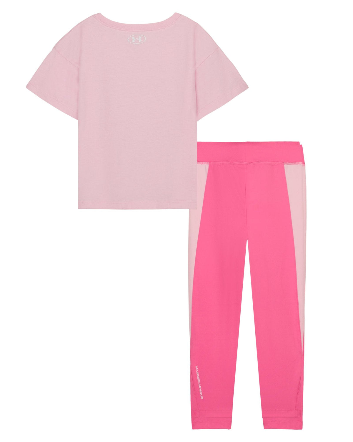 UA Colorblock Infant Girls' T-Shirt & Leggings Set - Pink