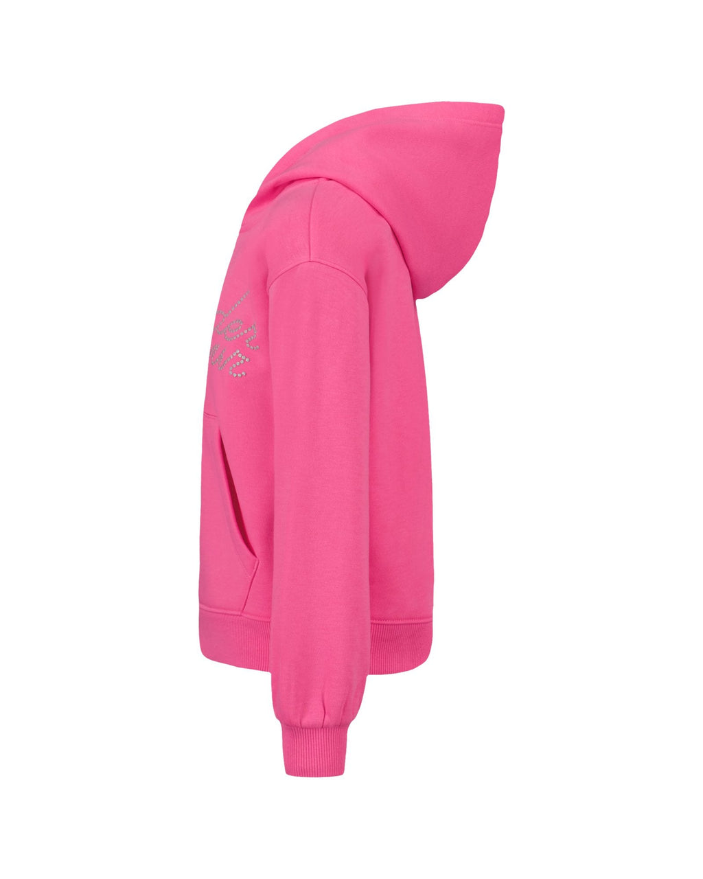 UA Rival Fleece Glitter Logo Little Girls' Hoodie - Pink