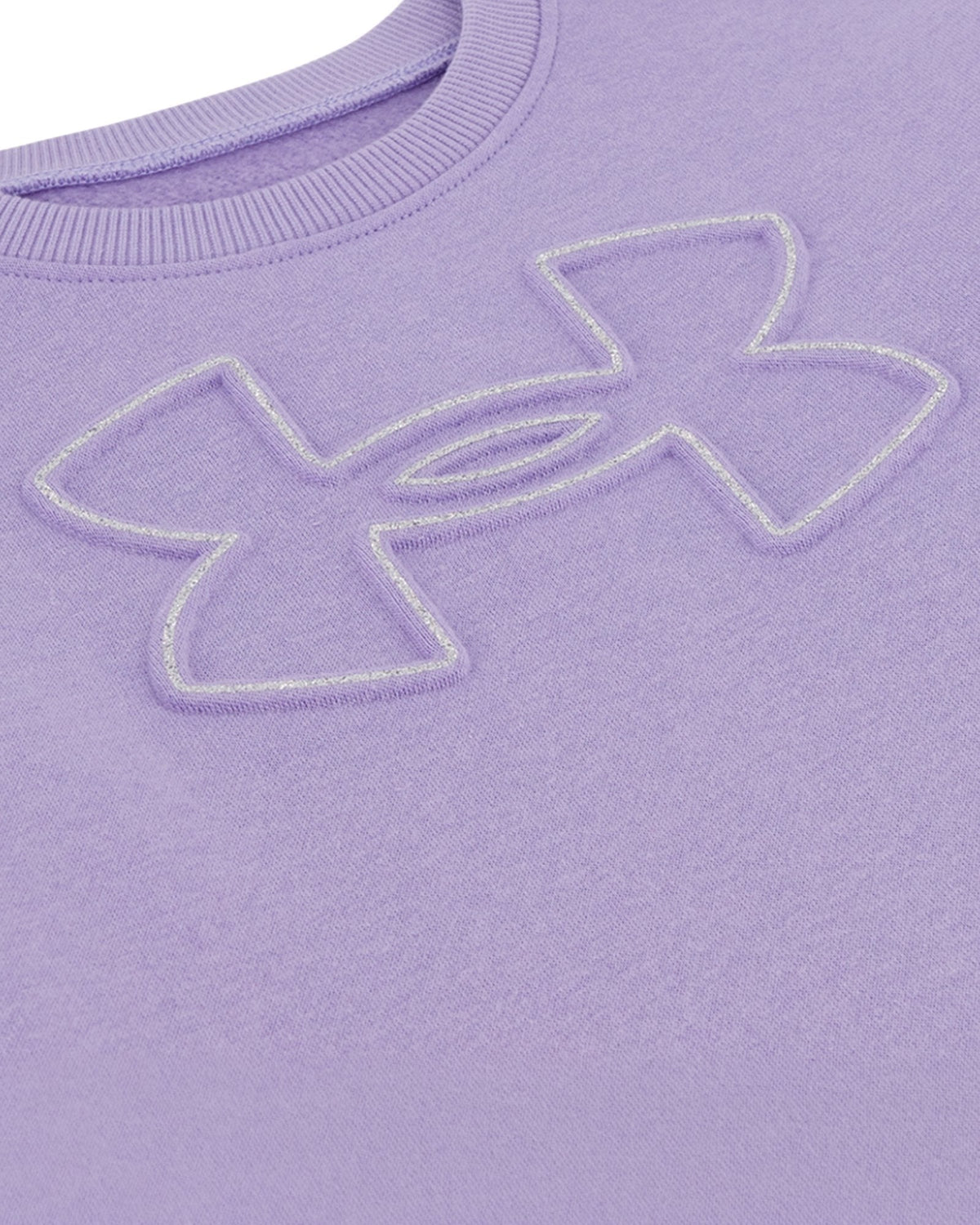 UA Rival Embossed Toddler Girls' Crew - Purple
