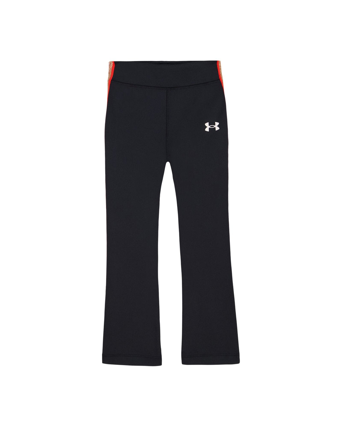 UA Taping Sides Little Girls' Flare Pants - Black