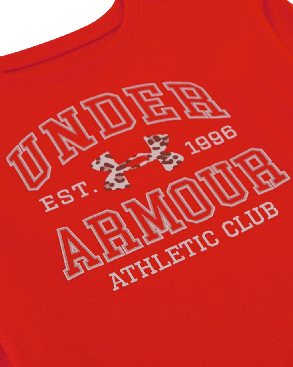 UA Varsity Girls' Long Sleeve - Red