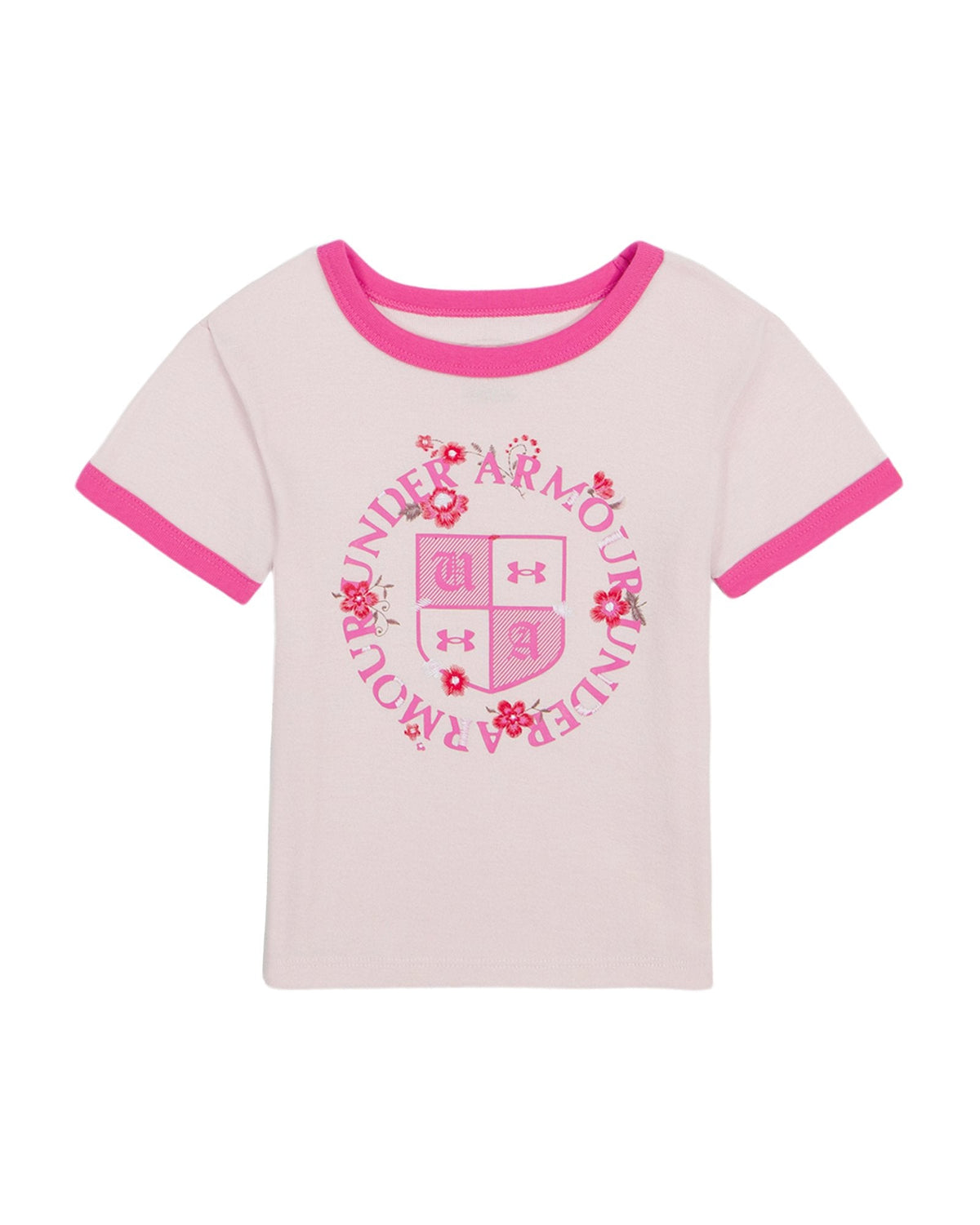 UA Crest Little Girls' T-Shirt - Pink