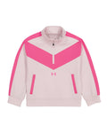 UA Colorblock Stretch Toddler Girls' ¼ Zip - Pink