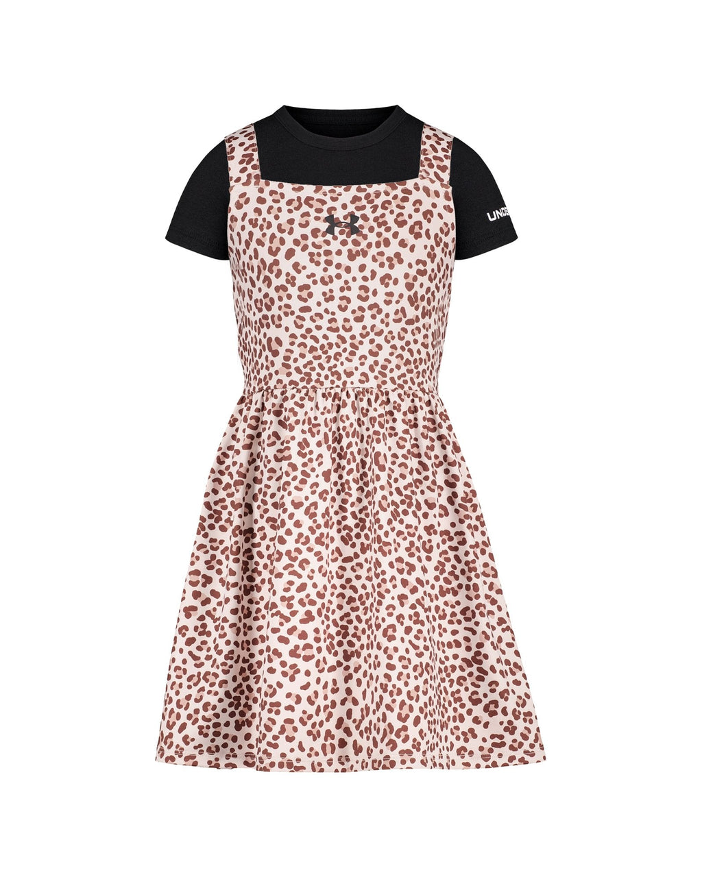 UA Baby Tee & Printed Dress Little Girls' Set - Pink