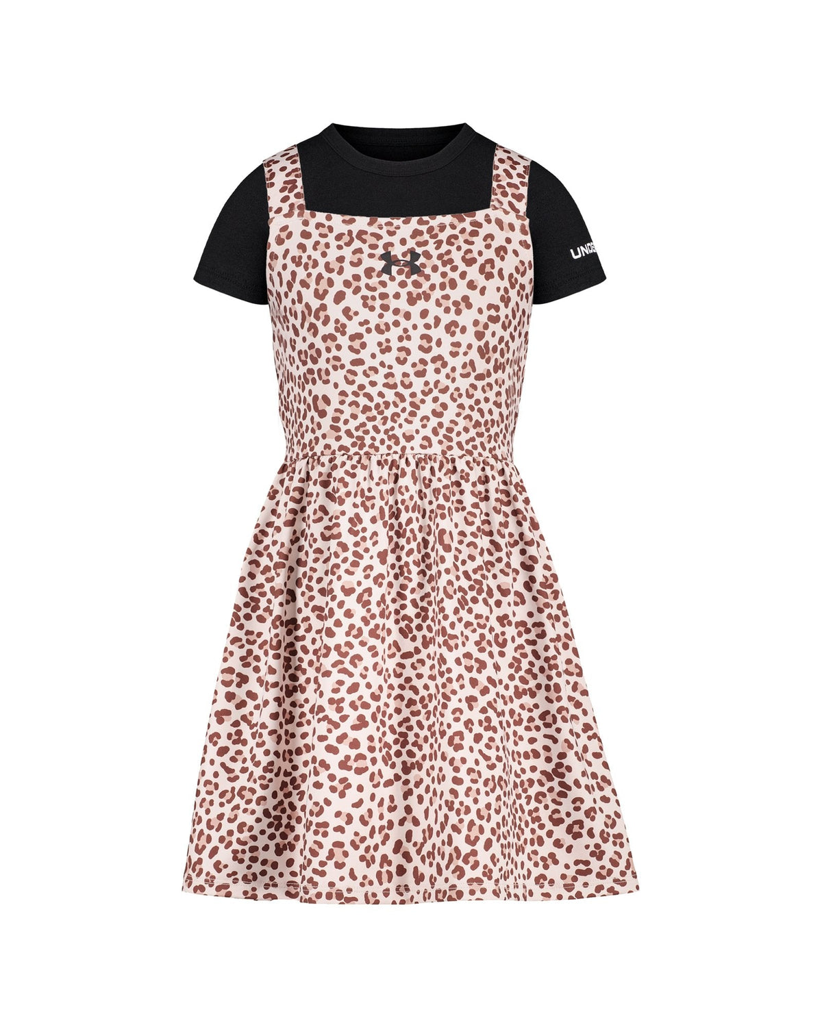 UA Baby Tee & Printed Dress Little Girls' Set - Pink