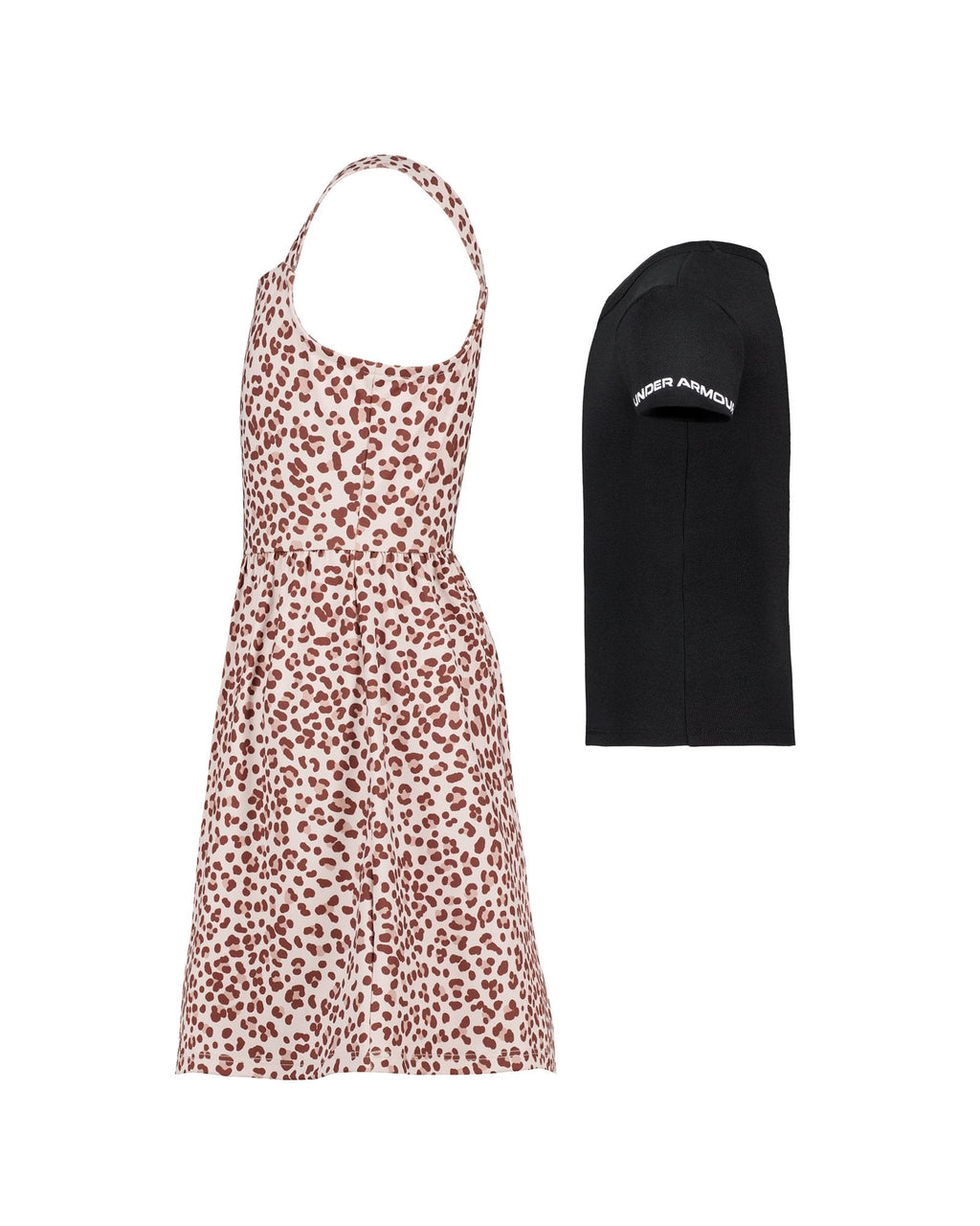 UA Baby Tee & Printed Dress Little Girls' Set - Pink