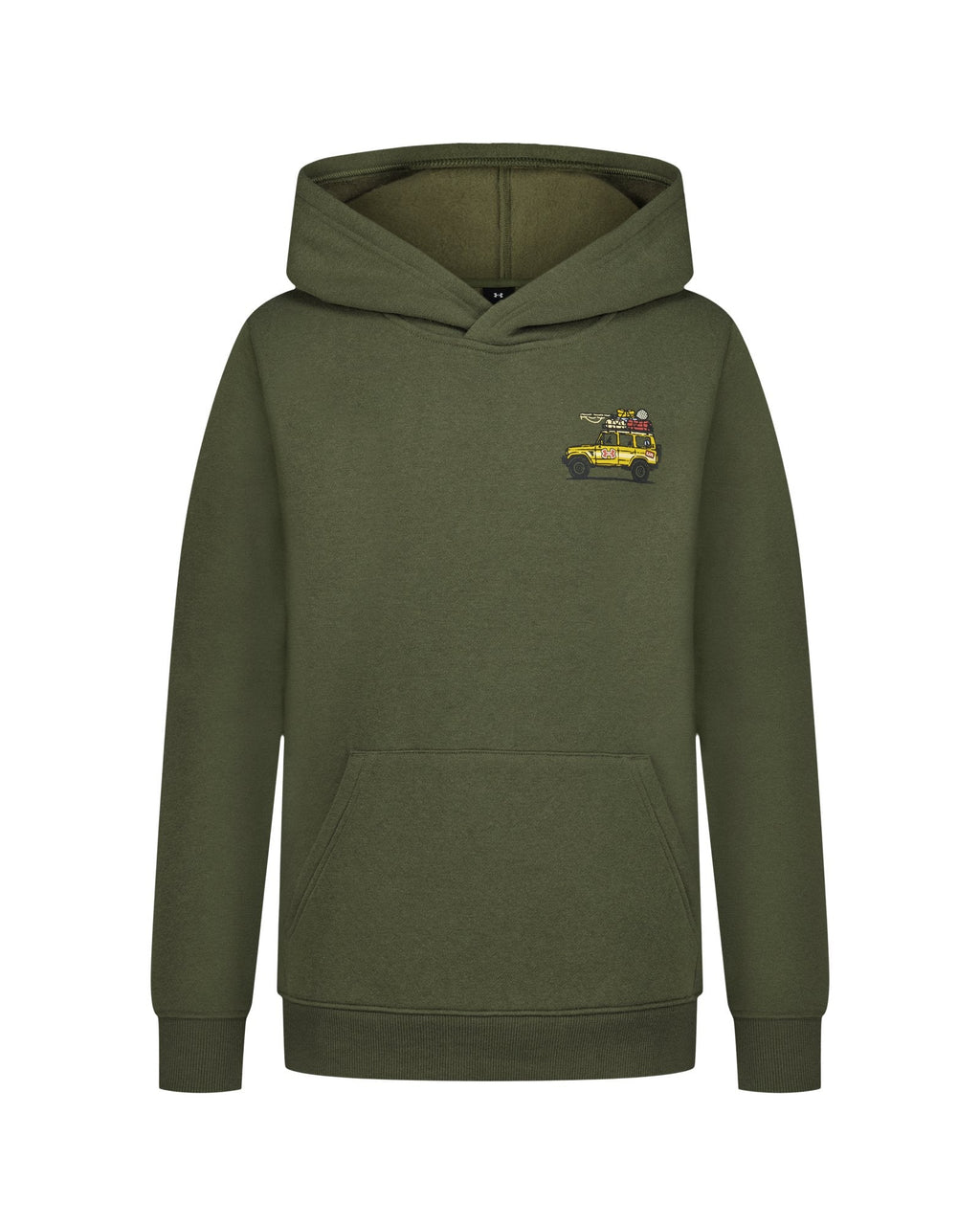 UA Alpine Explorer Fleece Boys' Hoodie - Green