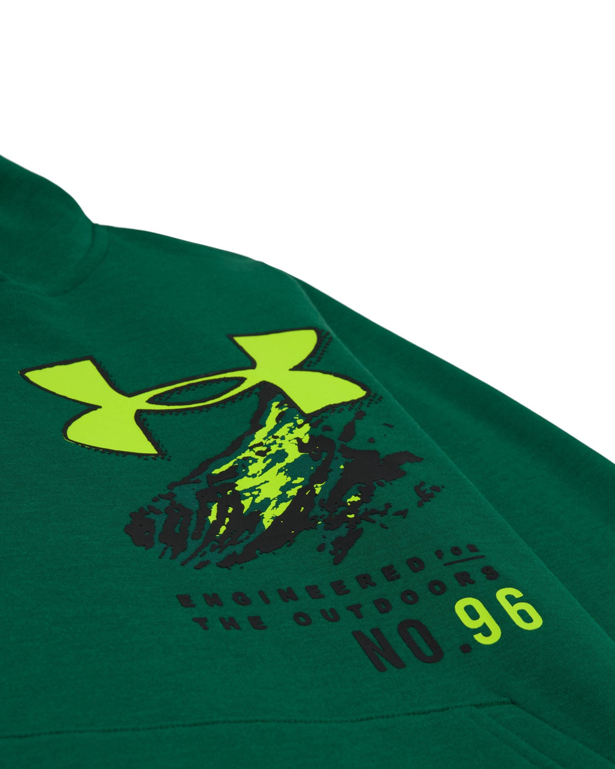 UA Coordinates Fleece Logo Boys' Hoodie - Green