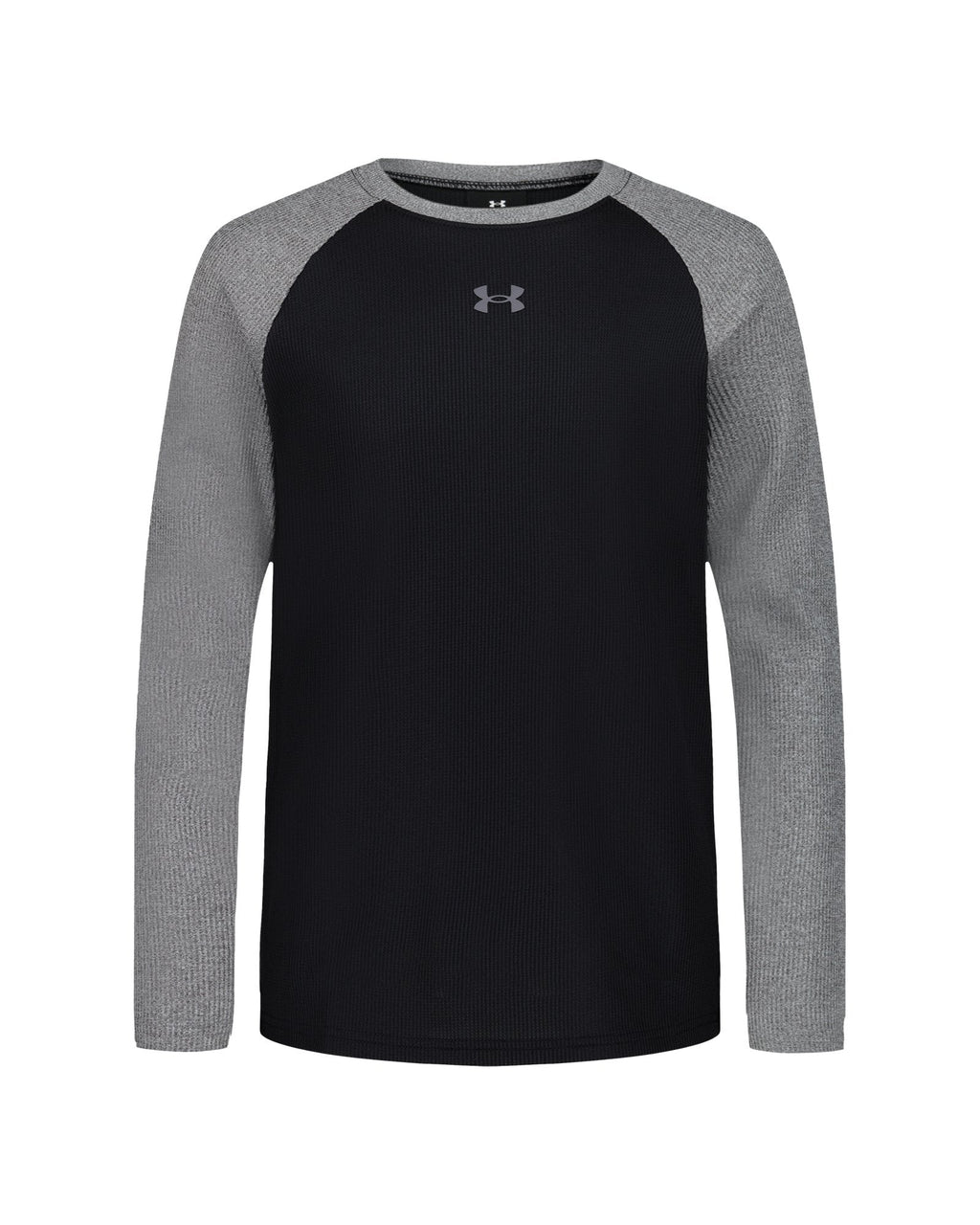 UA Thermal Raglan Boys' Long Sleeve - Black