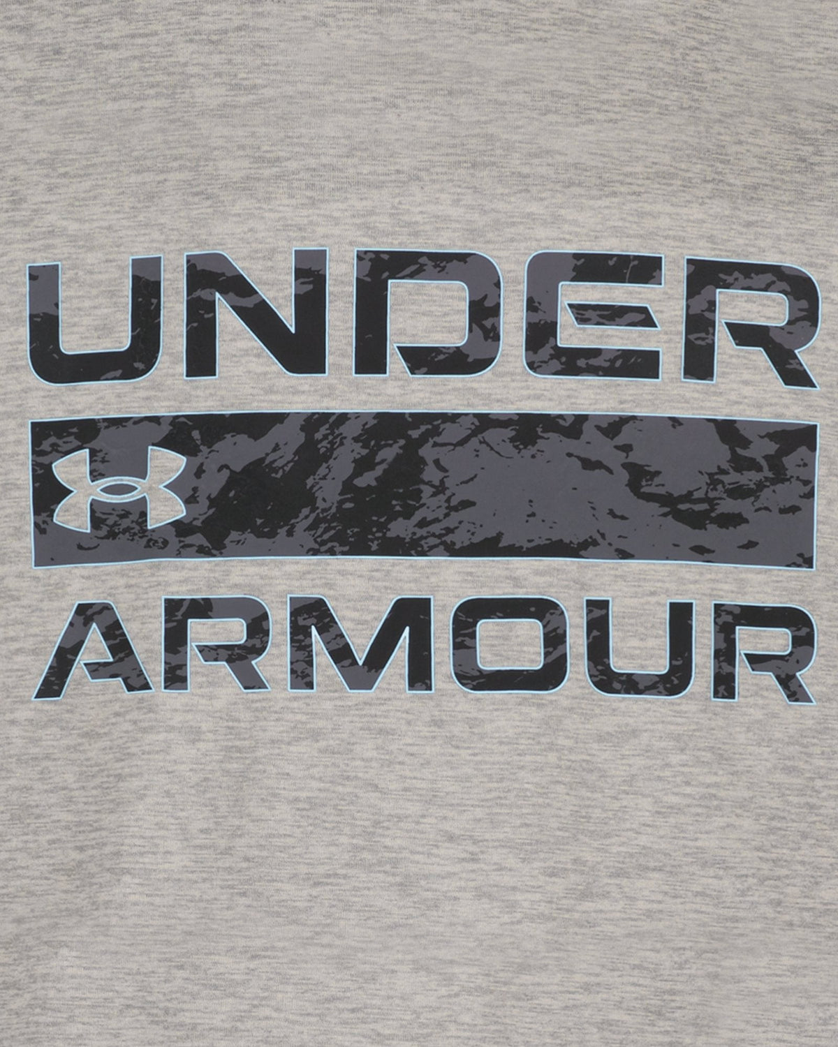 UA Stacked Logo Boys' Hoodie - Gray