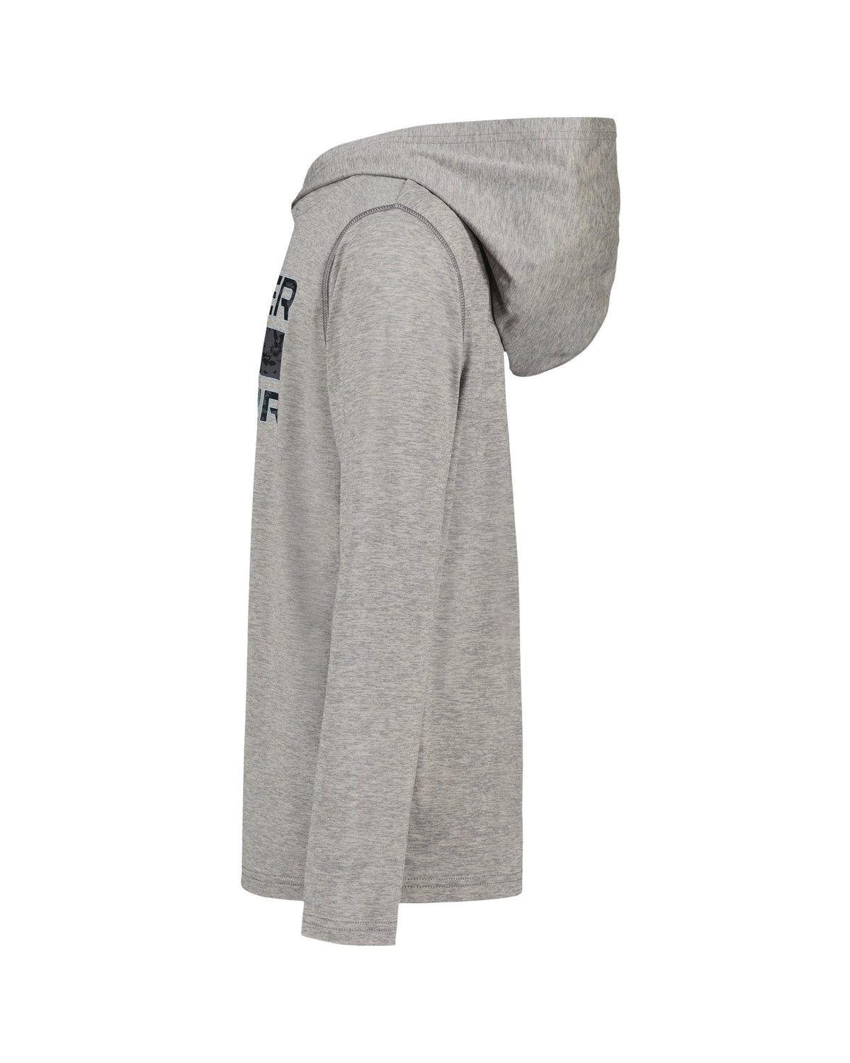 UA Stacked Logo Boys' Hoodie - Gray