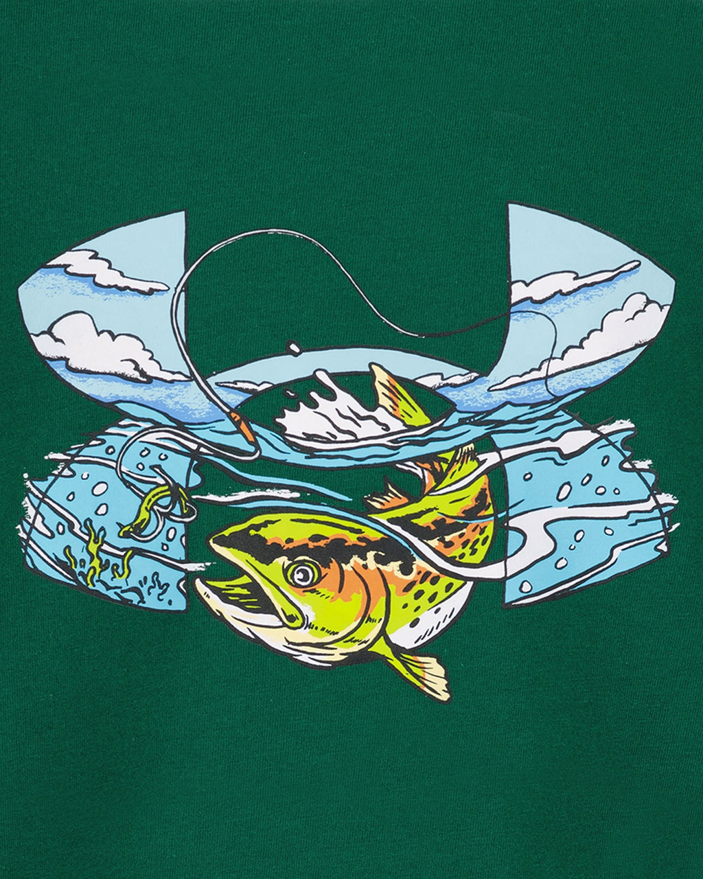 UA Great Catch Boys' Long Sleeve - Green