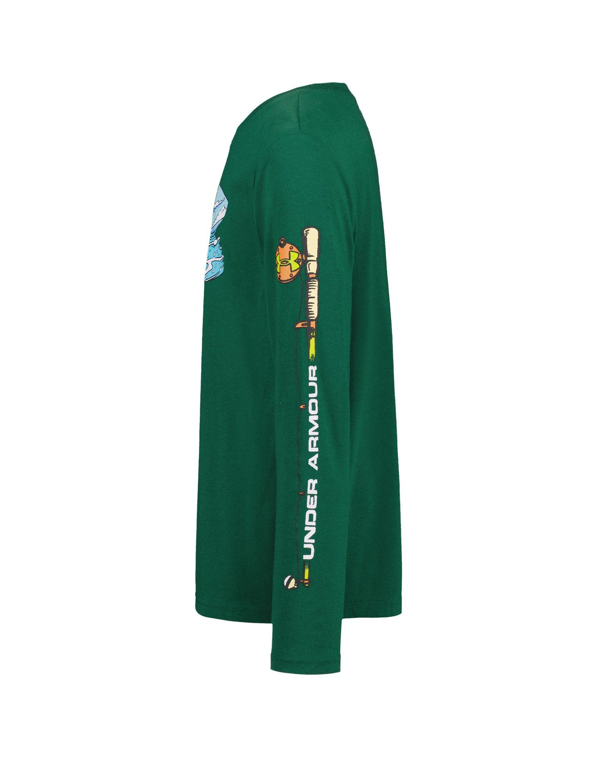 UA Great Catch Boys' Long Sleeve - Green