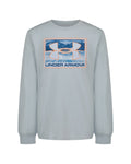 UA Topo Core Cuff Boys' Long Sleeve - Gray