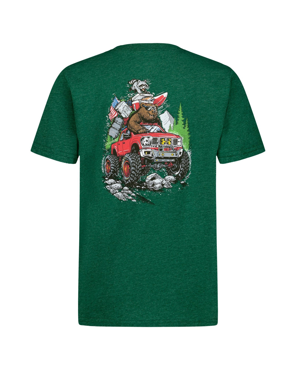 UA Off-Road Bear Boys' Short Sleeve - Green