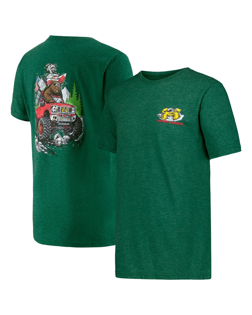 UA Off-Road Bear Boys' Short Sleeve - Green