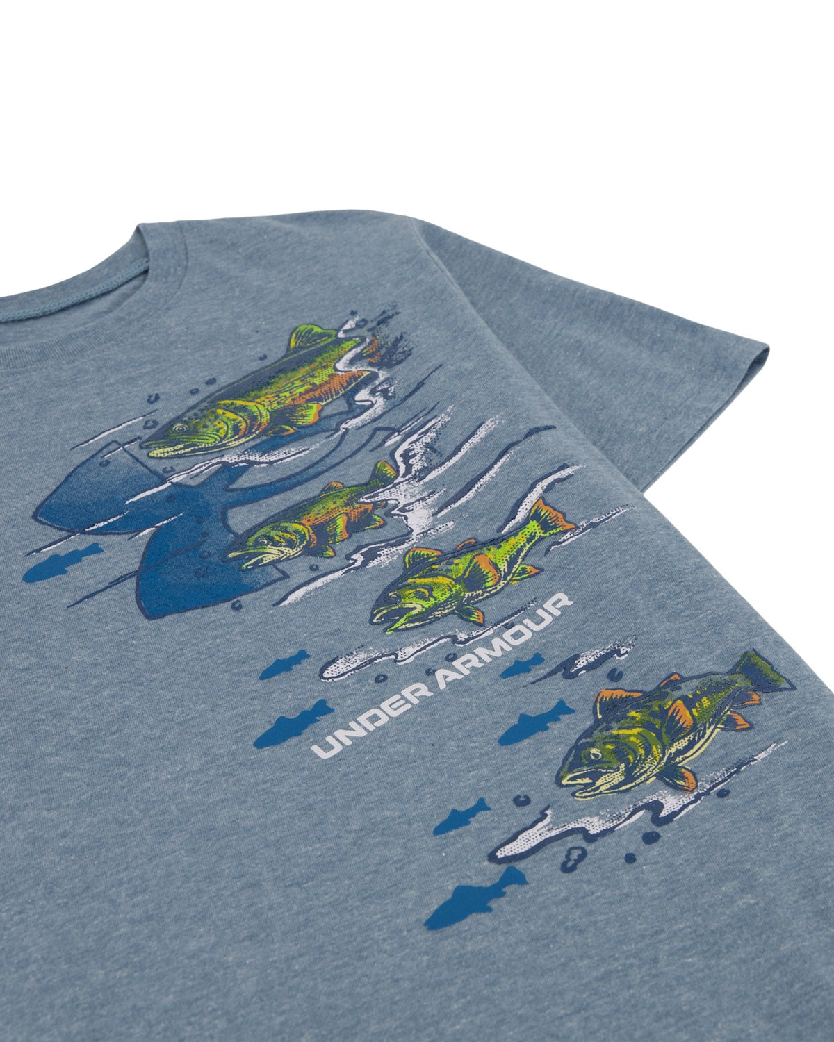 UA Species Logo Boys' T-Shirt - Blue