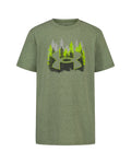 UA Pineview Logo Boys' Short Sleeve - Green