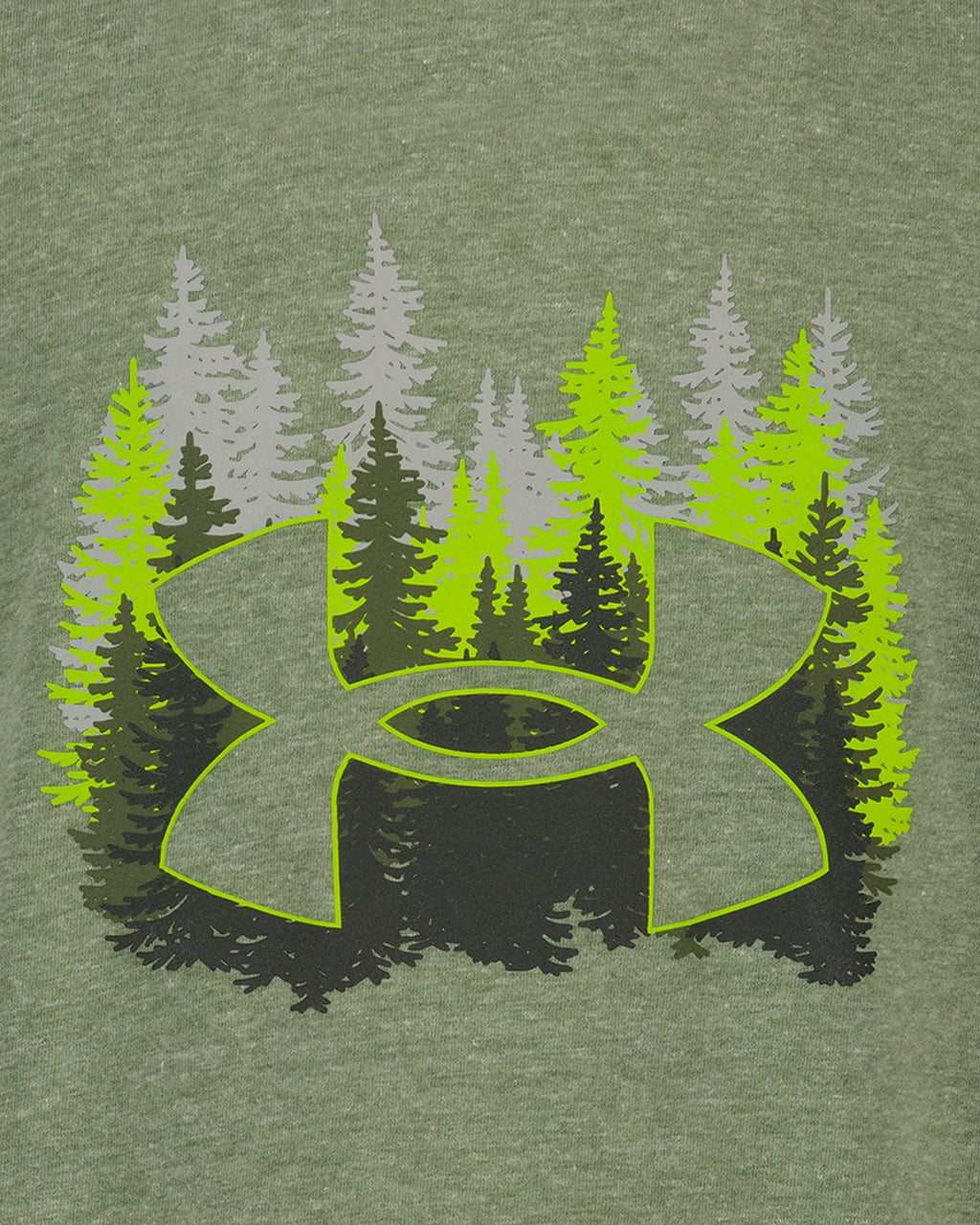 UA Pineview Logo Boys' Short Sleeve - Green