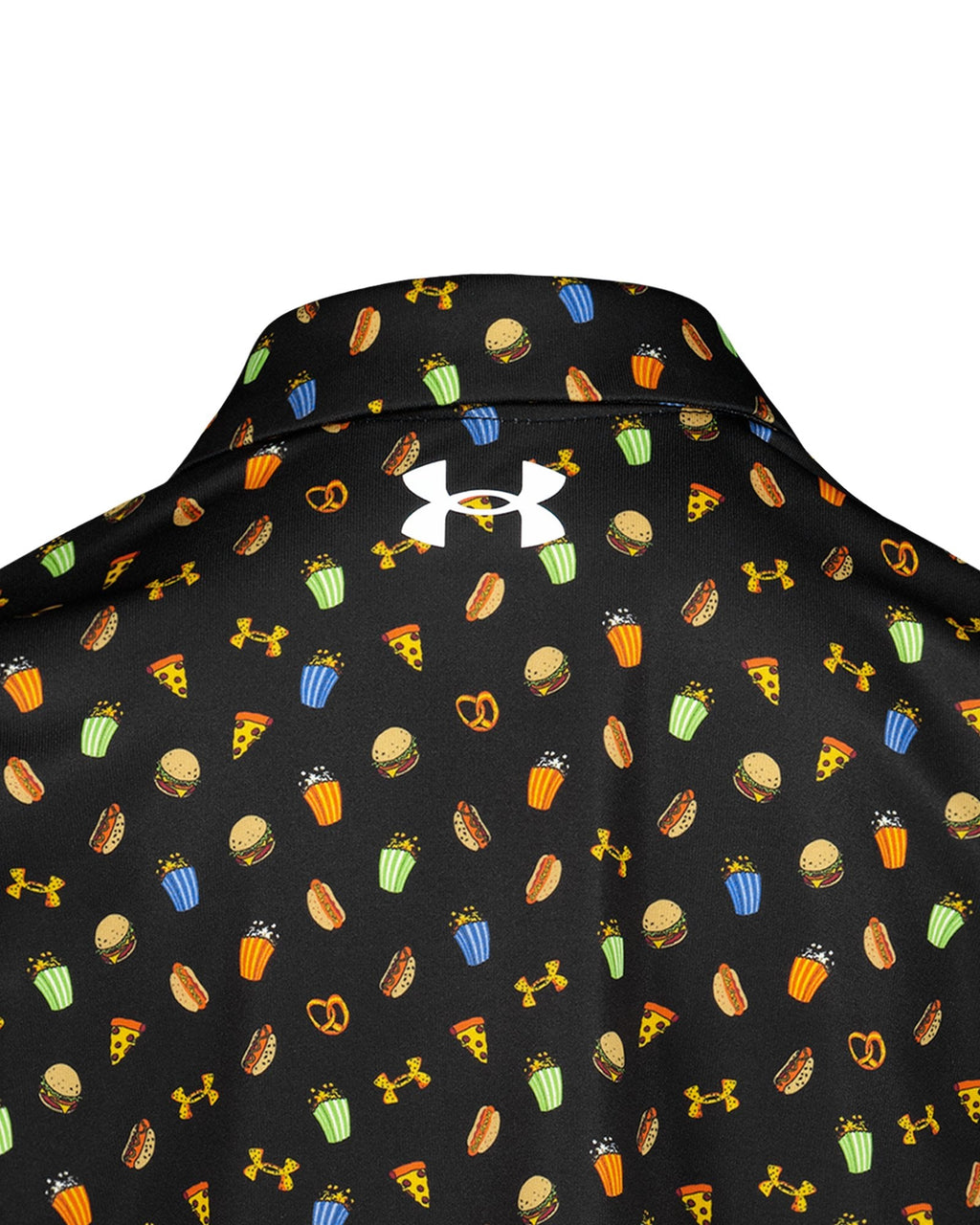 UA Matchplay Printed Toddler Boys' Polo - Black
