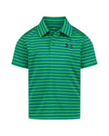 UA Matchplay Stripe Boys' Polo - Green