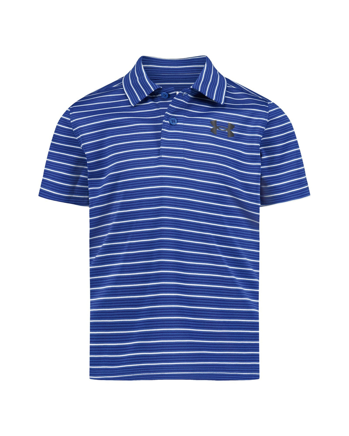 UA Matchplay Stripe Boys' Polo - Blue