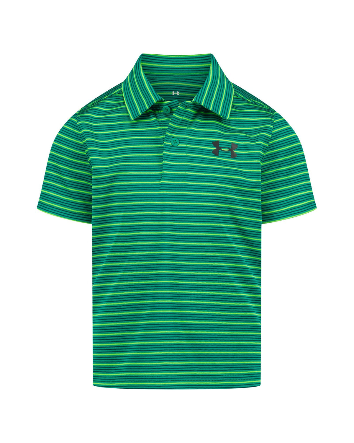 UA Matchplay Stripe Boys' Polo - Green