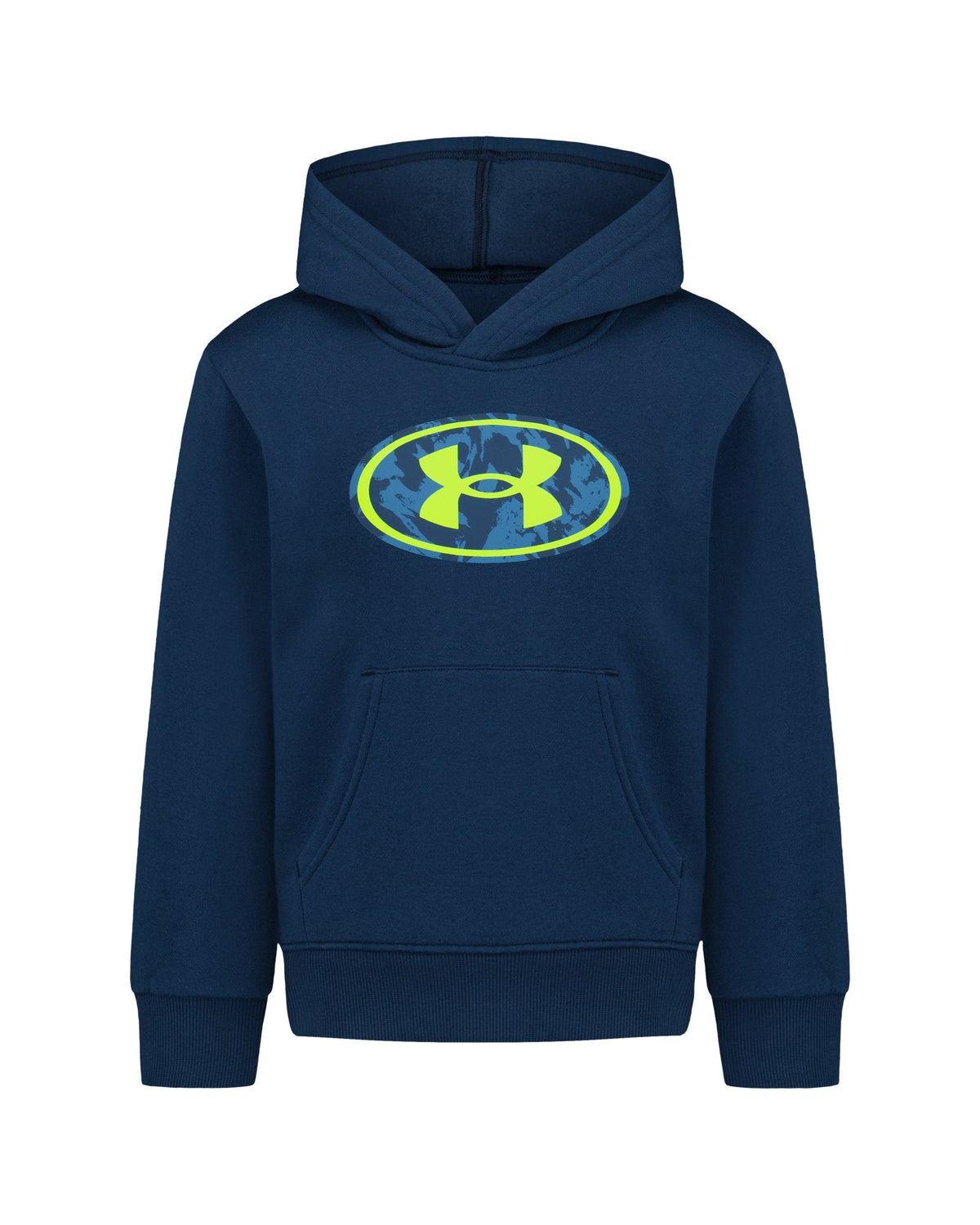 UA Rival Print Fill Little Boys' Hoodie - Blue