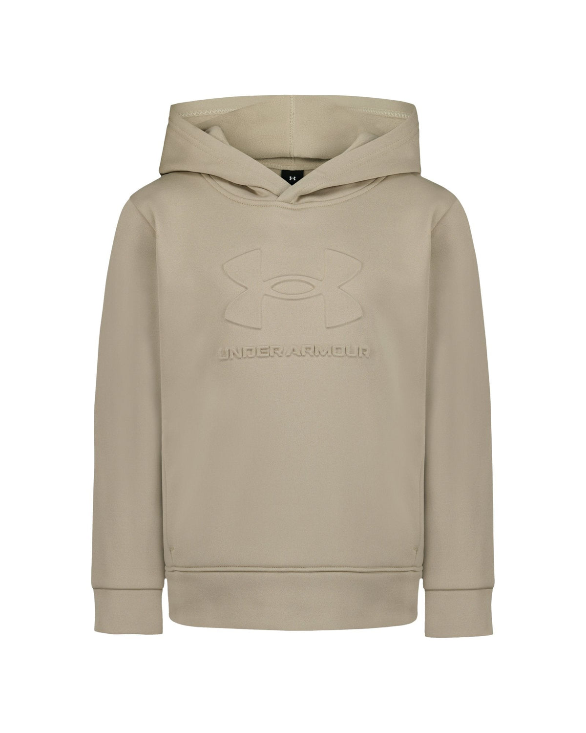UA Logo Emboss Little Boys' Hoodie - Brown
