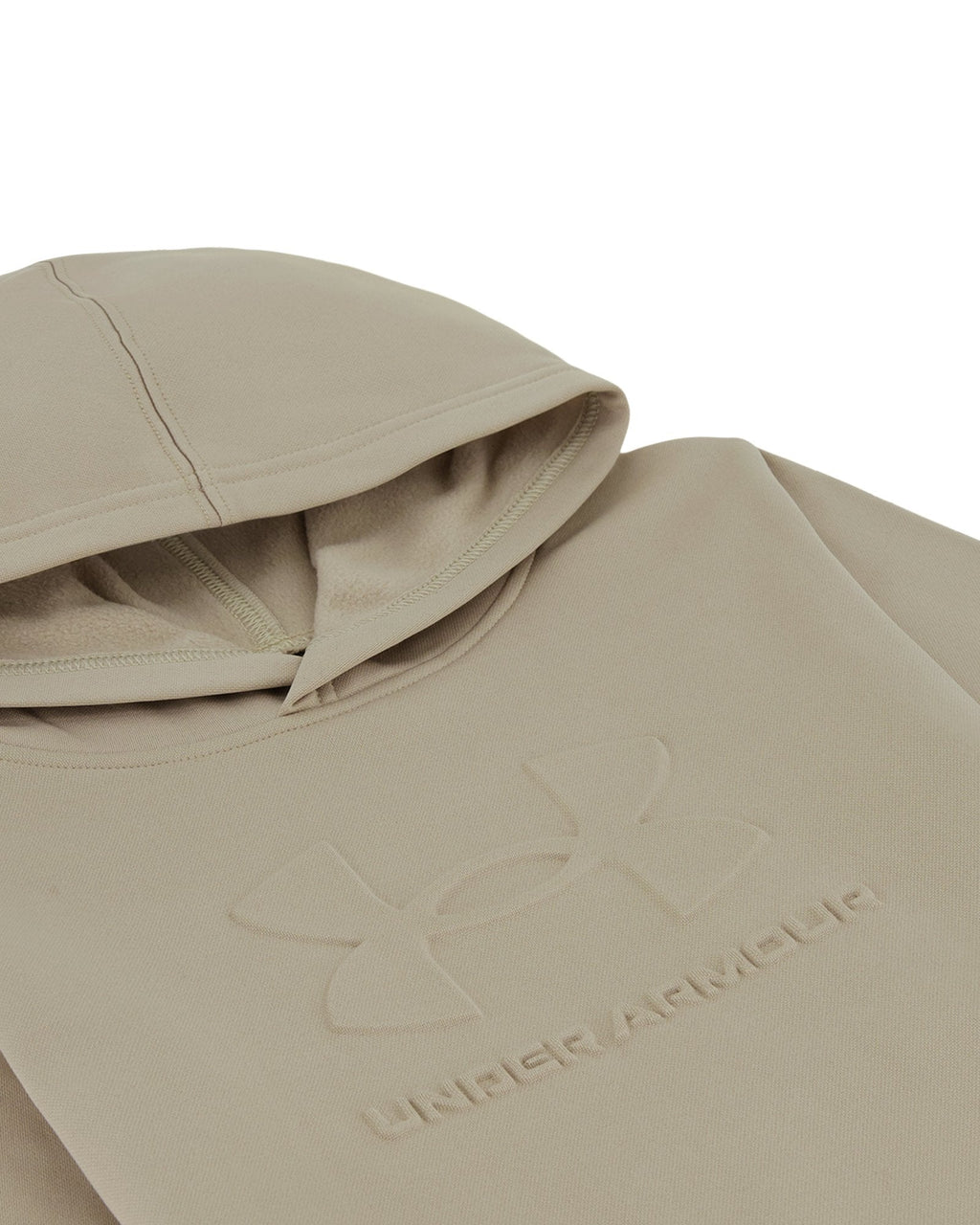 UA Logo Emboss Little Boys' Hoodie - Brown