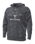 UA Rival Fleece Washed Collegiate Men's Hoodie - Gray