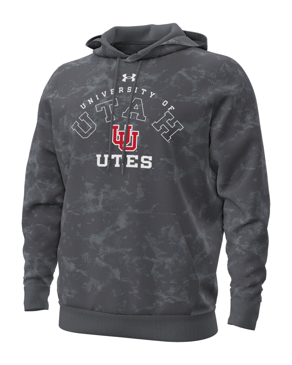 UA Rival Fleece Washed Collegiate Men's Hoodie - Gray