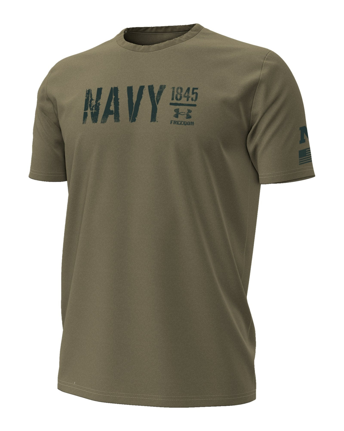 UA Performance Cotton Collegiate Freedom Men's T-Shirt - Brown
