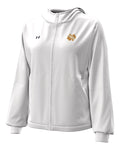 UA Unstoppable Fleece Collegiate Women's Full Zip - White
