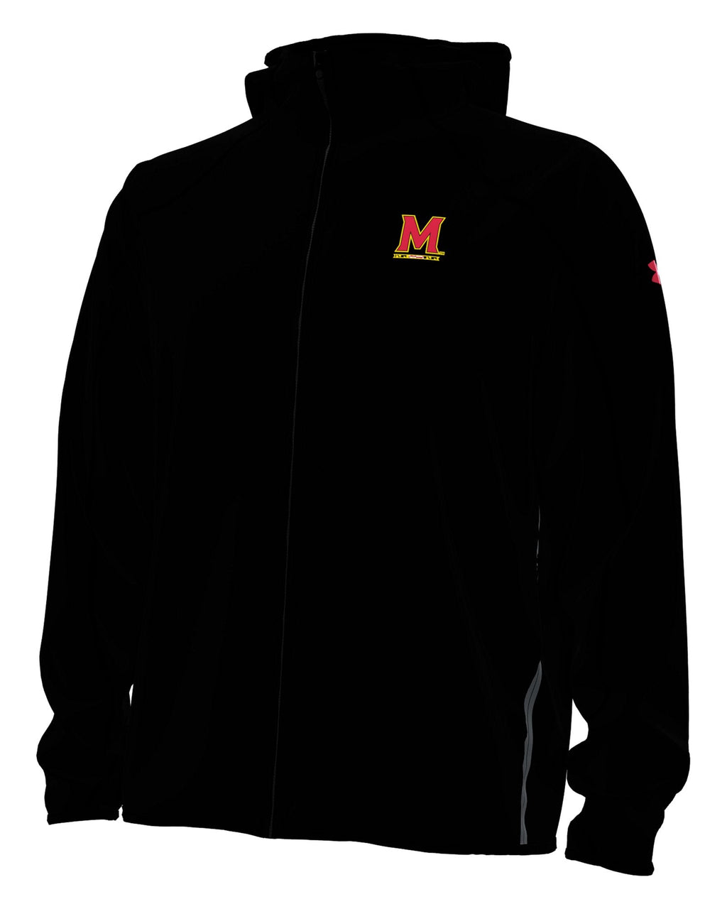 UA Unstoppable Fleece Collegiate Men's Full Zip - Black