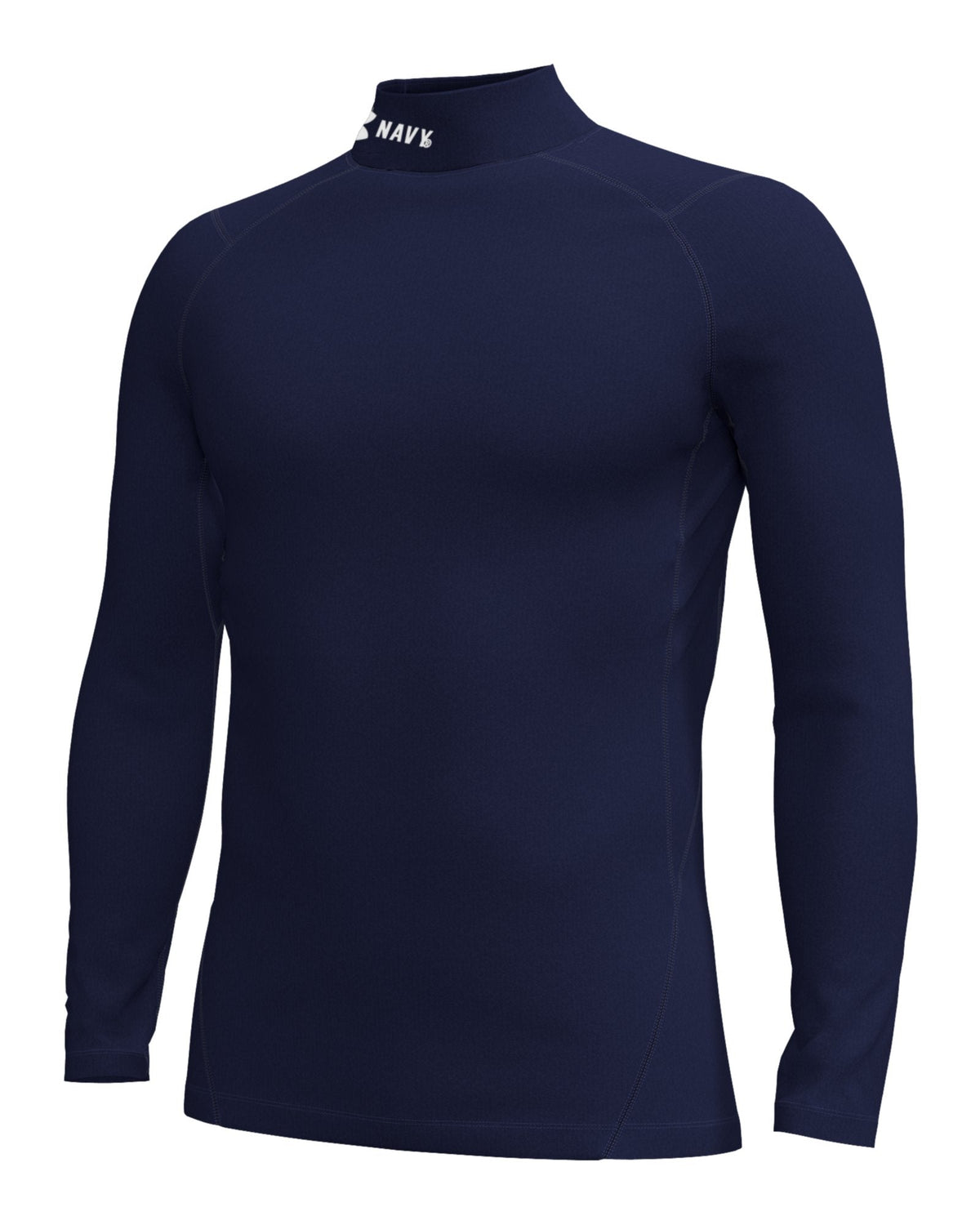 ColdGear® Collegiate Men's Long Sleeve Fitted Mock - Blue