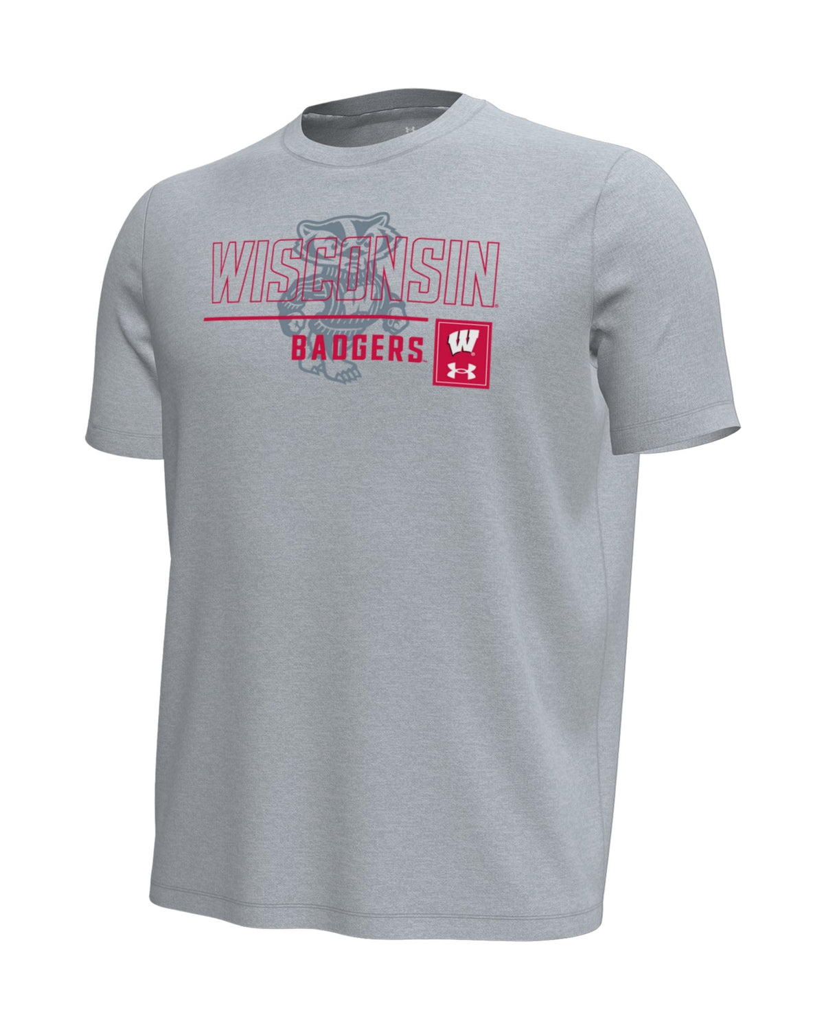 UA Gameday Motion Collegiate Heavyweight Men's T-Shirt - Gray