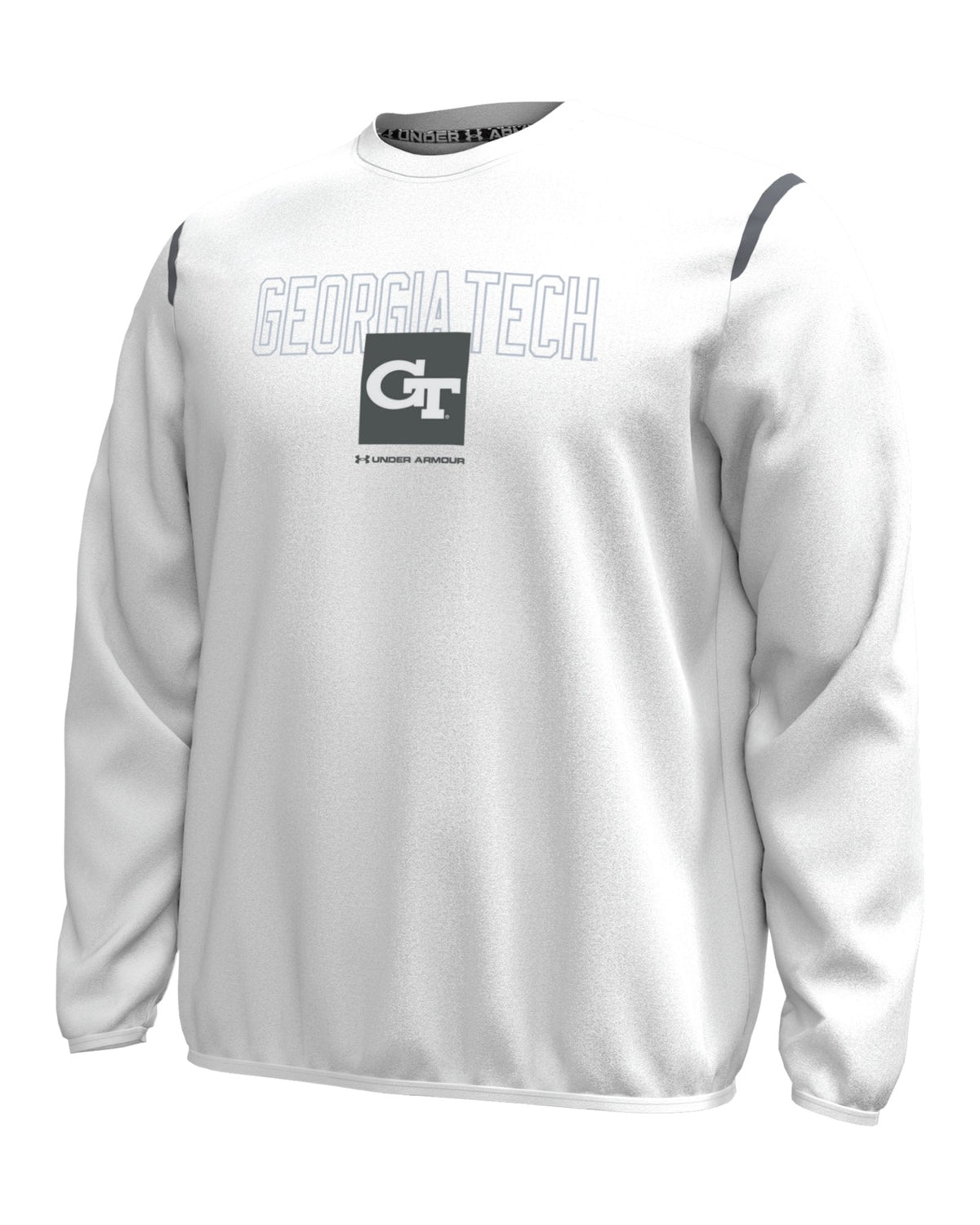UA Unstoppable Fleece Collegiate Men's Crew - White