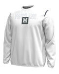 UA Unstoppable Fleece Collegiate Men's Crew - White