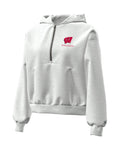 UA Icon Fleece Collegiate Women's ½ Zip Hoodie - Gray