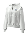 UA Icon Fleece Collegiate Women's ½ Zip Hoodie - Gray
