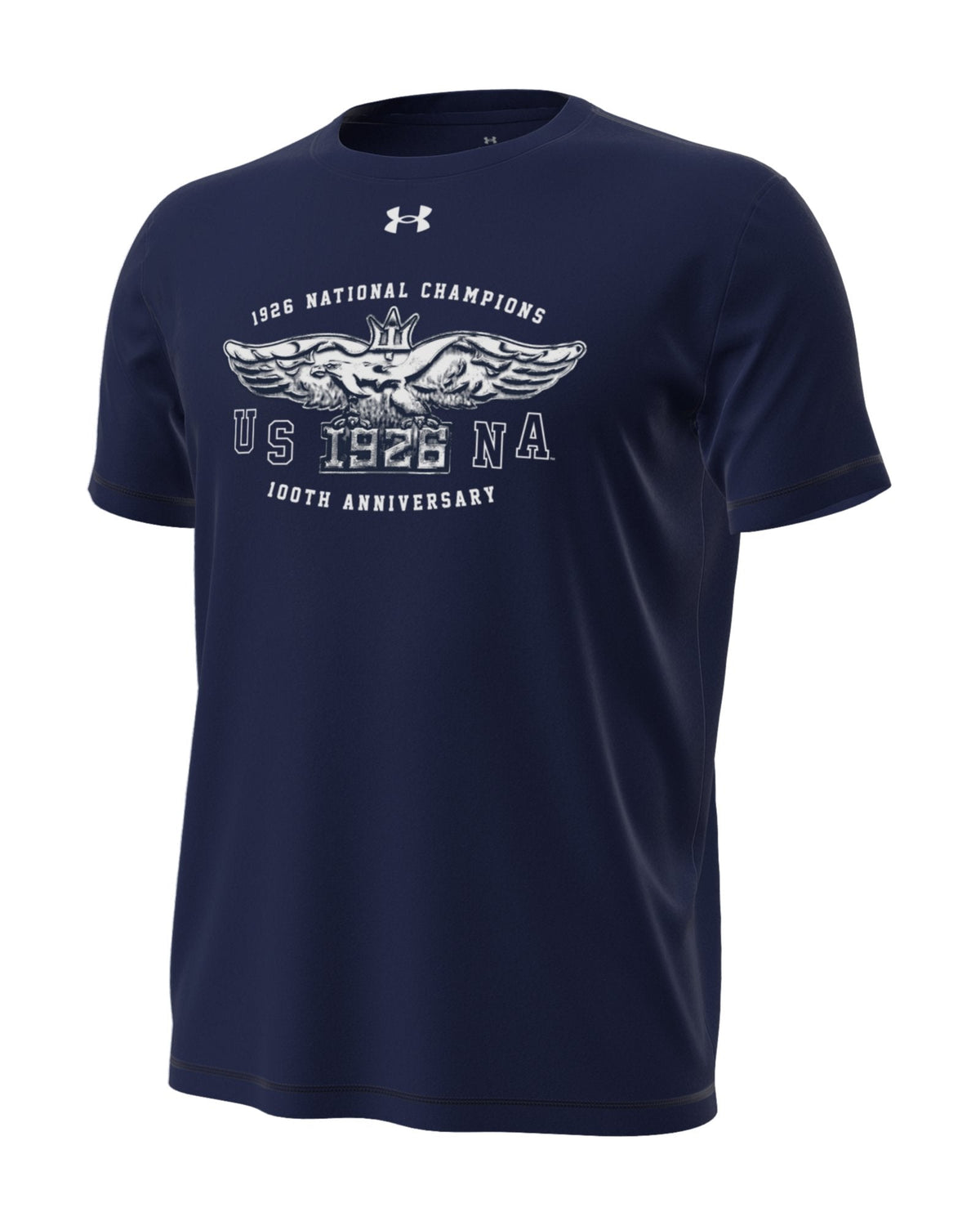 UA Tech™ Stretch Collegiate Men's Short Sleeve - Blue