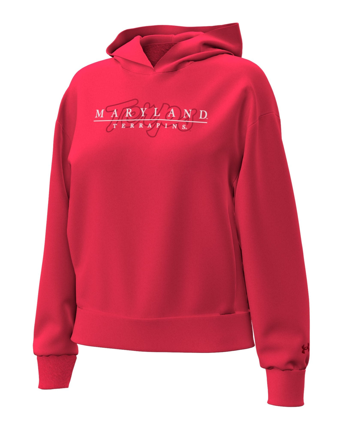 UA Icon Fleece Collegiate Women's Hoodie - Red