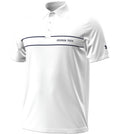 UA Playoff Chest Stripe Collegiate Men's Polo - White