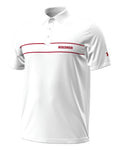 UA Playoff Chest Stripe Collegiate Men's Polo - White