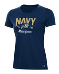UA Performance Cotton Collegiate Women's T-Shirt - Blue