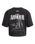 UA Rival Dance Girls' Short Sleeve - Black