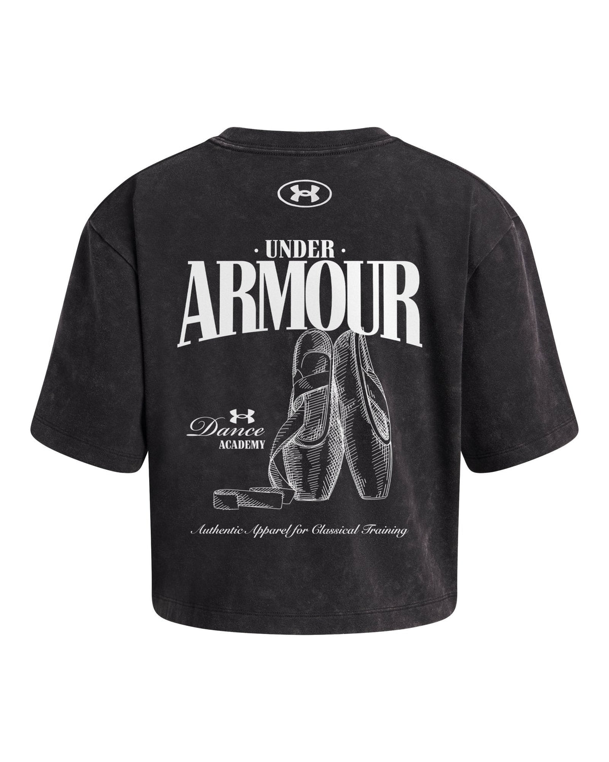 UA Rival Dance Girls' Short Sleeve - Black