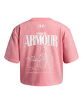 UA Rival Dance Girls' Short Sleeve - Pink